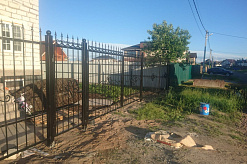 Забор сварной ЗС6 с пиками мас Федоровское