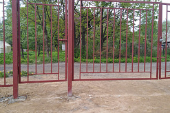 Забор из сварных секций с воротами и калиткой Готов!